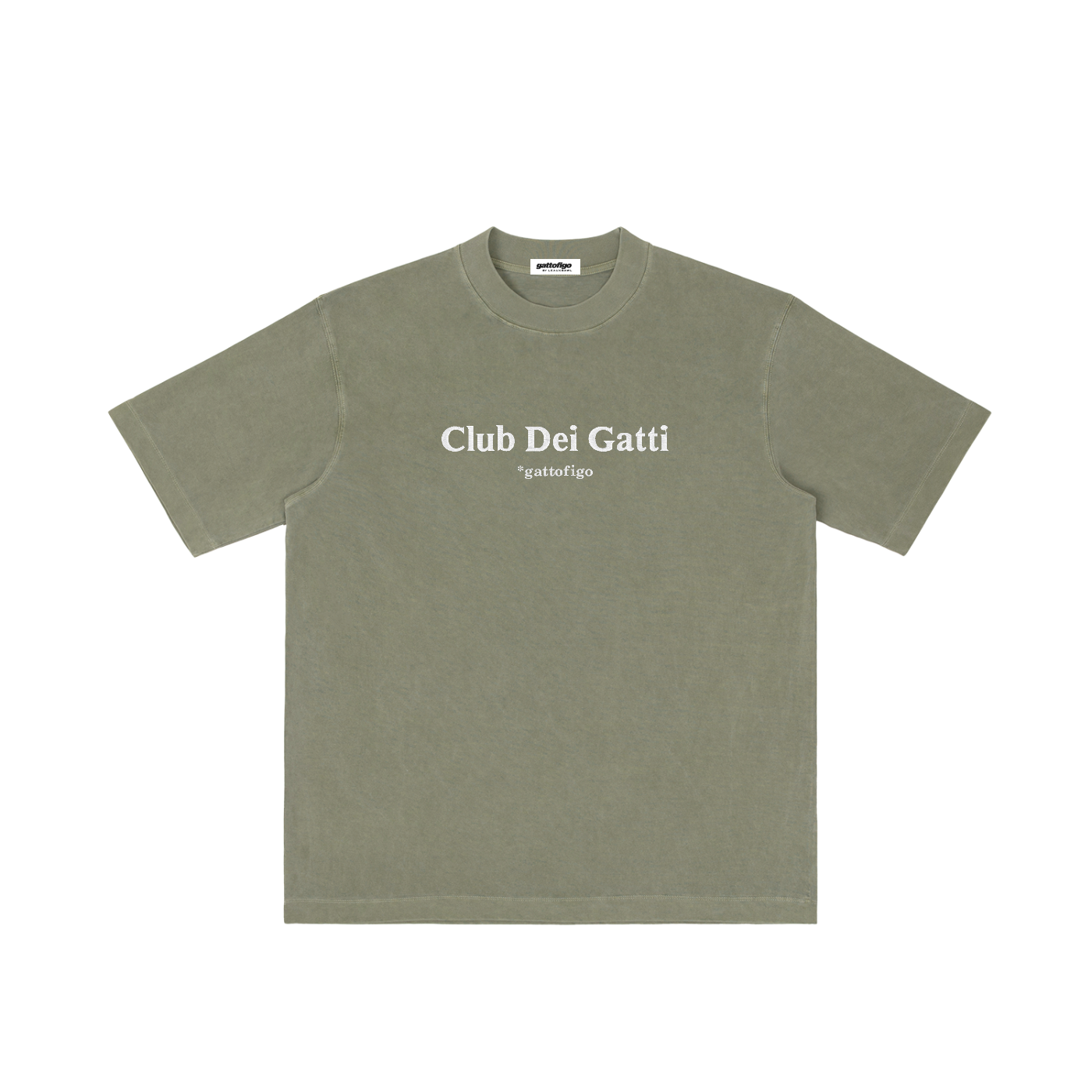 GATTOFIGO by LeauxBawl : Club Dei Gatti Embroidered Tee