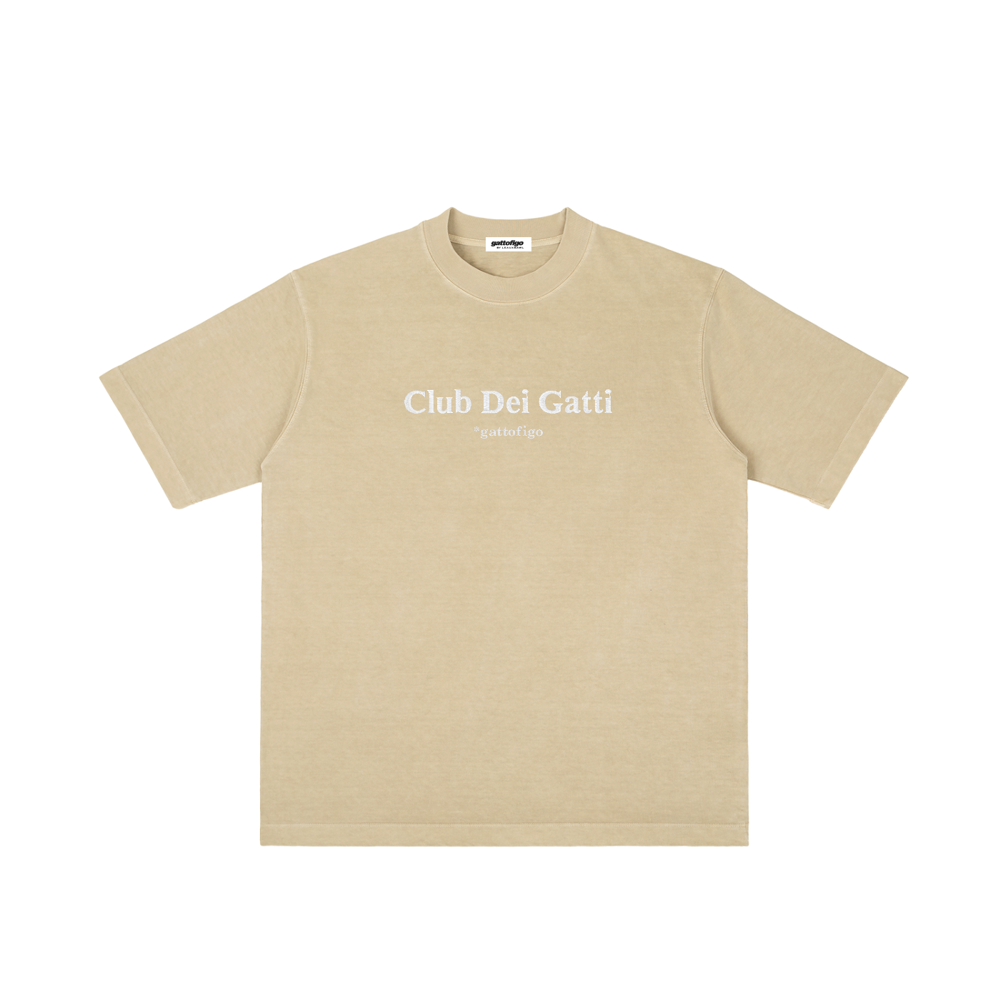 GATTOFIGO by LeauxBawl : Club Dei Gatti Embroidered Tee