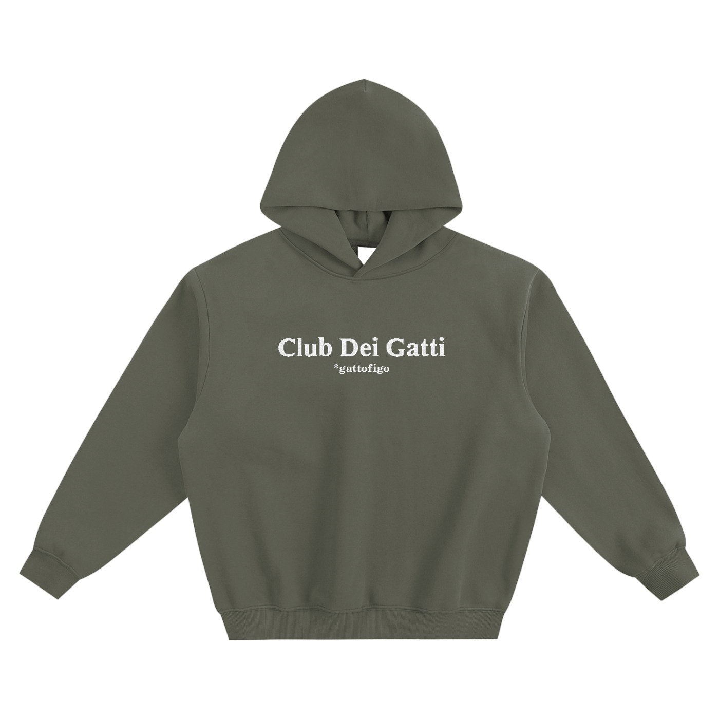 GATTOFIGO by LeauxBawl : Club Dei Gatti Embroidered Hoodie