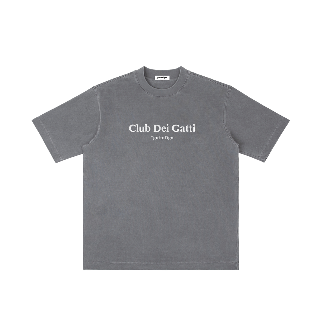 GATTOFIGO by LeauxBawl : Club Dei Gatti Embroidered Tee