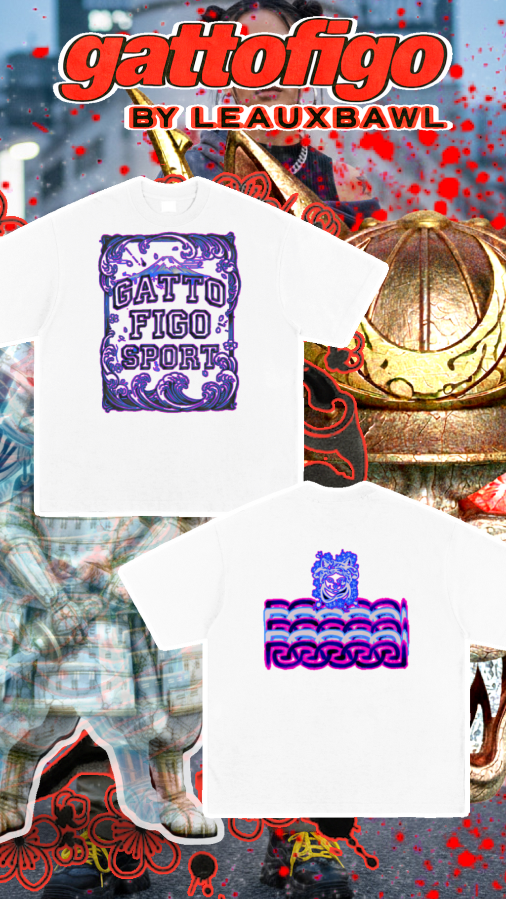 GATTOFIGO SPORT: CATIME(Cat-Uh-Meh) Surf Tee