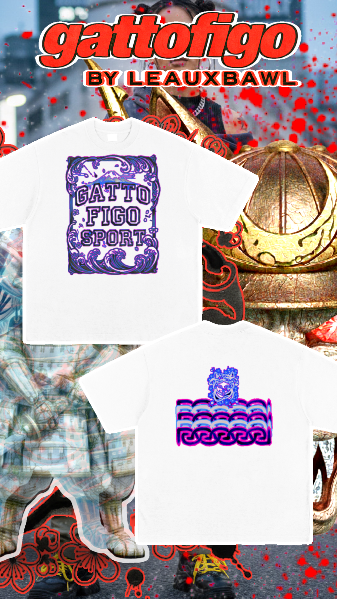GATTOFIGO SPORT: CATIME(Cat-Uh-Meh) Surf Tee