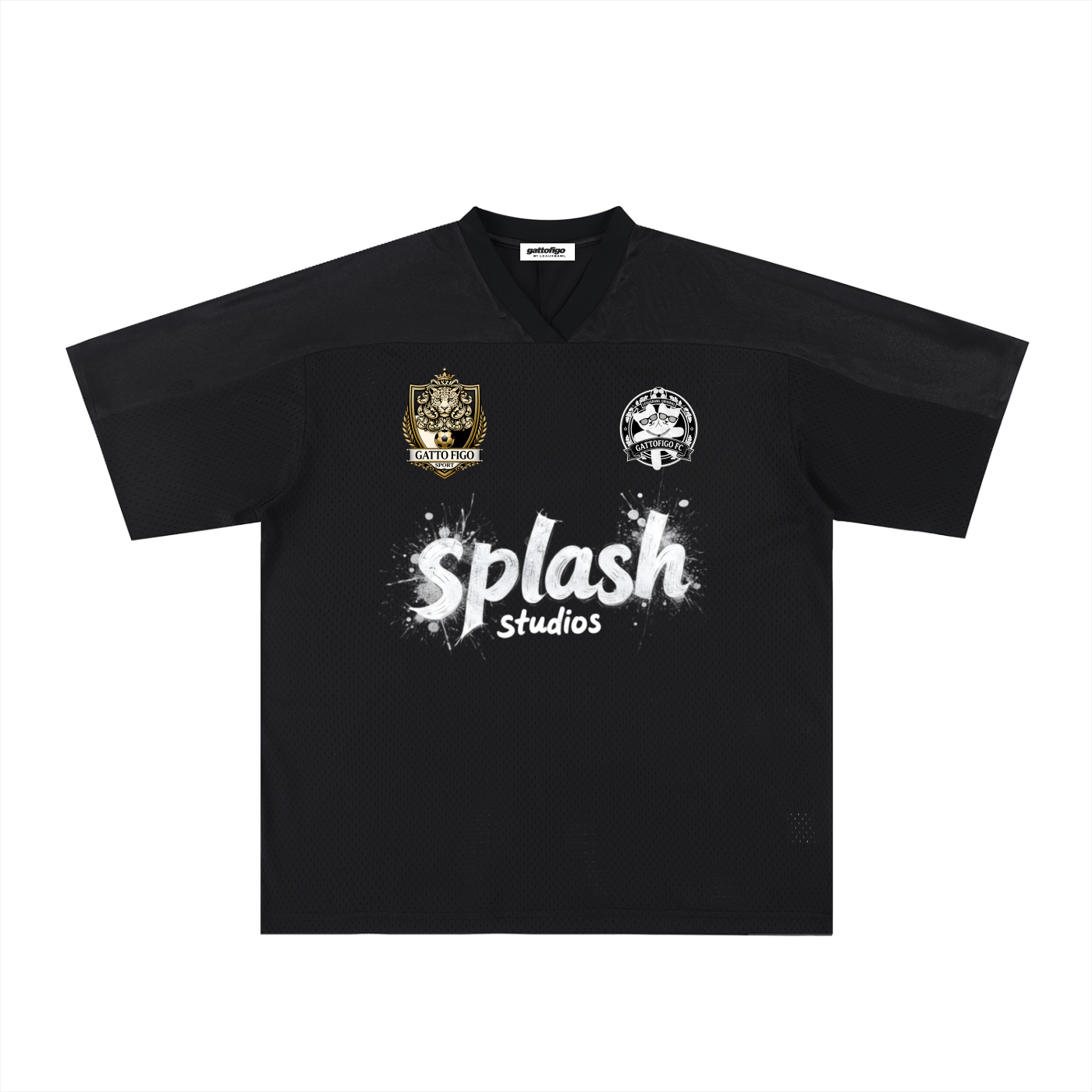 GATTOFIGO SPORT: GFS x SPLASH STUDIOS TEAM JERSEY BLACK ATTACK