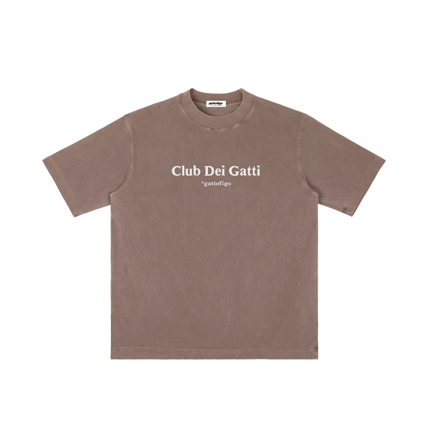 GATTOFIGO by LeauxBawl : Club Dei Gatti Embroidered Tee