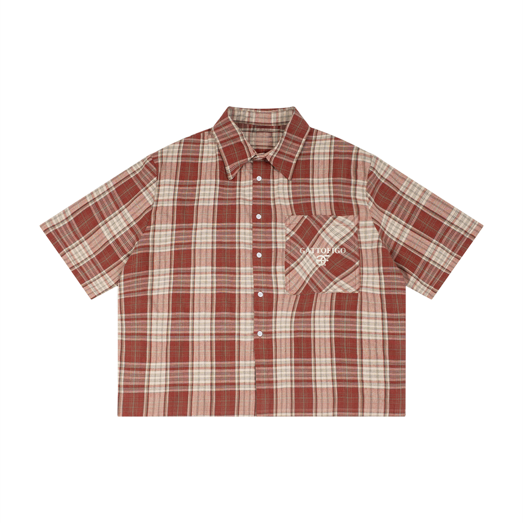 GATTOFIGO By LeauxBawl: PLAID SMAD Button Up