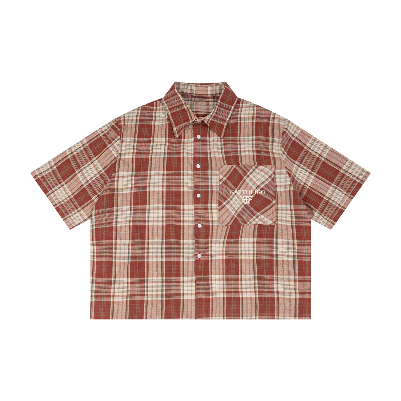 GATTOFIGO By LeauxBawl: PLAID SMAD Button Up