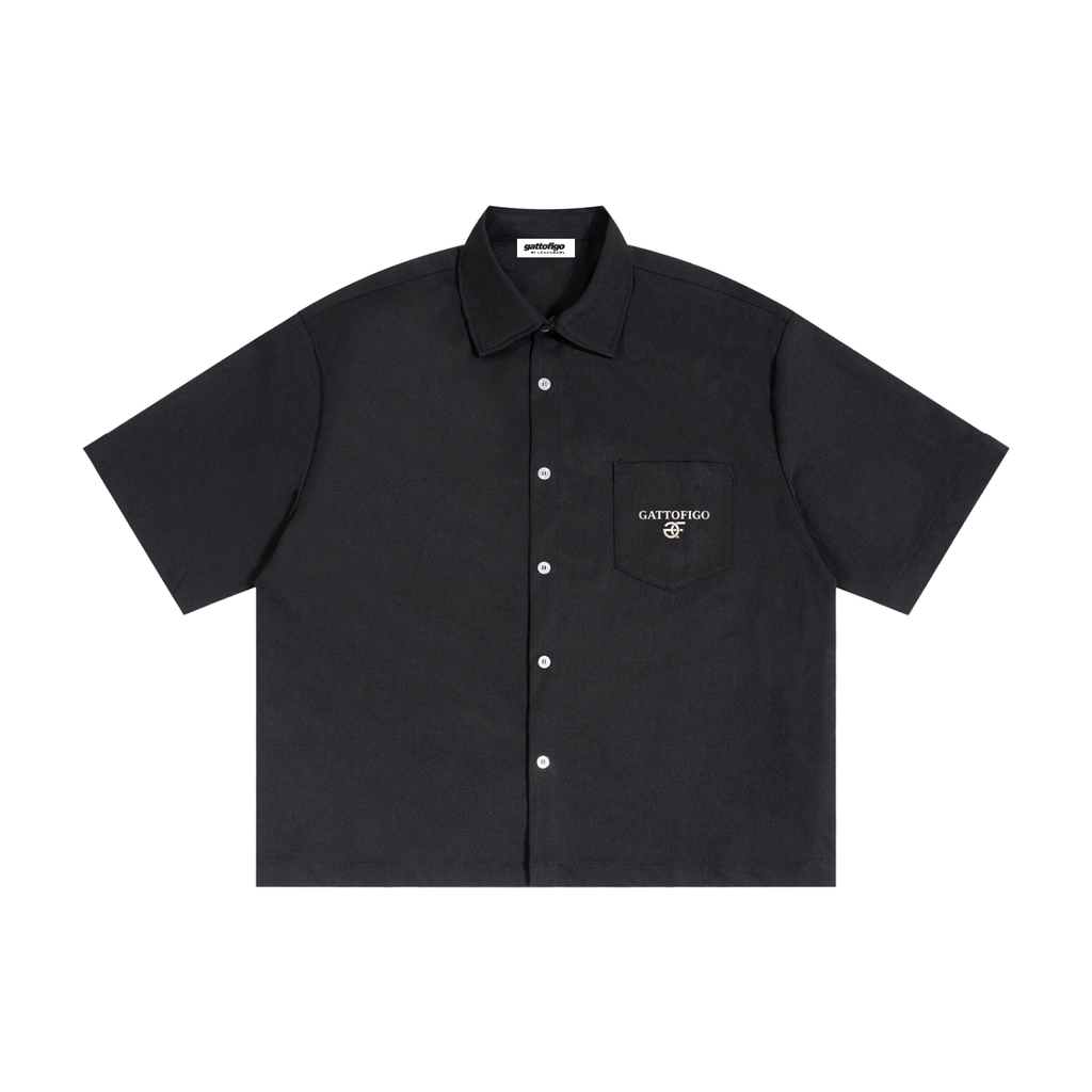 GATTOFIGO By LeauxBawl: Block Reddy Button Up