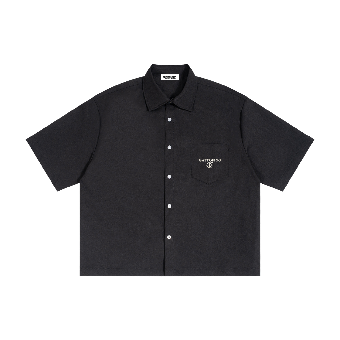 GATTOFIGO By LeauxBawl: Block Reddy Button Up