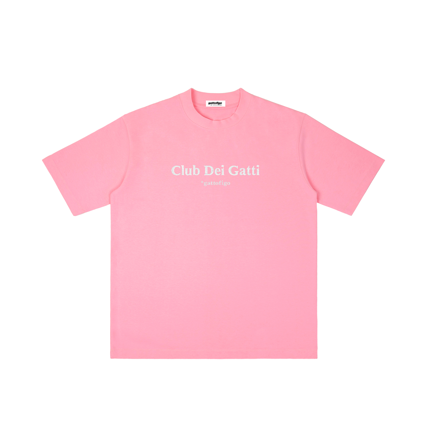 GATTOFIGO by LeauxBawl : Club Dei Gatti Embroidered Tee