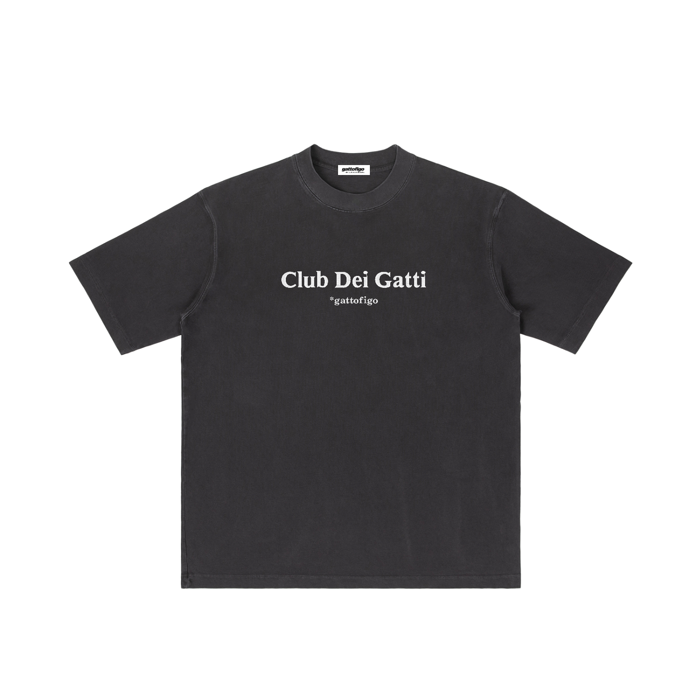 GATTOFIGO by LeauxBawl : Club Dei Gatti Embroidered Tee