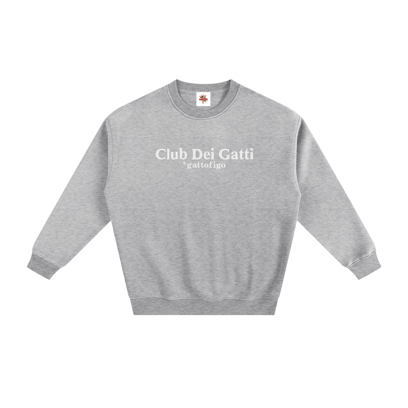 GATTOFIGO by LeauxBawl : Club Dei Gatti Embroidered Sweatshirt