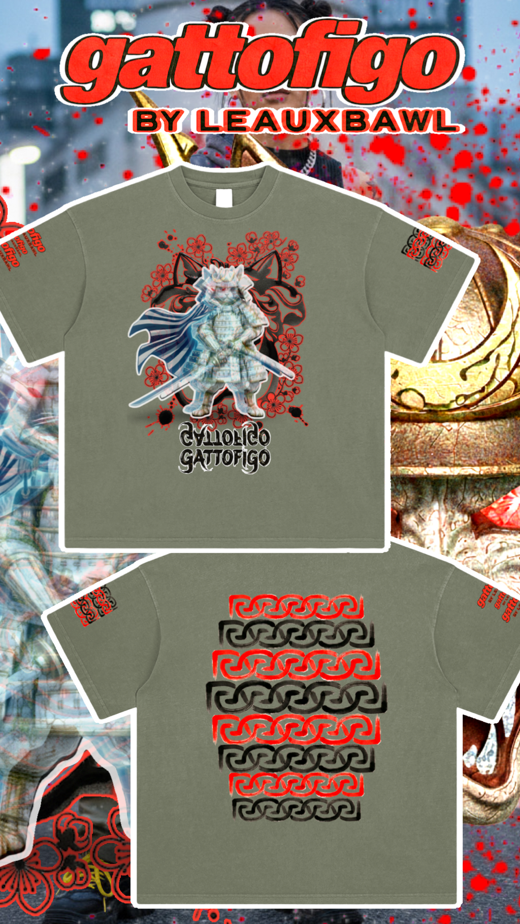 GATTOFIGO SPORT: CATIME(Cat-Uh-Meh) Protagonist Tee