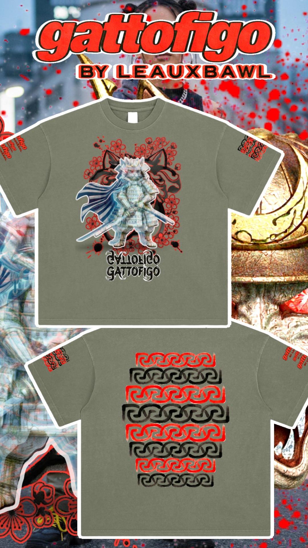 GATTOFIGO SPORT: CATIME(Cat-Uh-Meh) Protagonist Tee