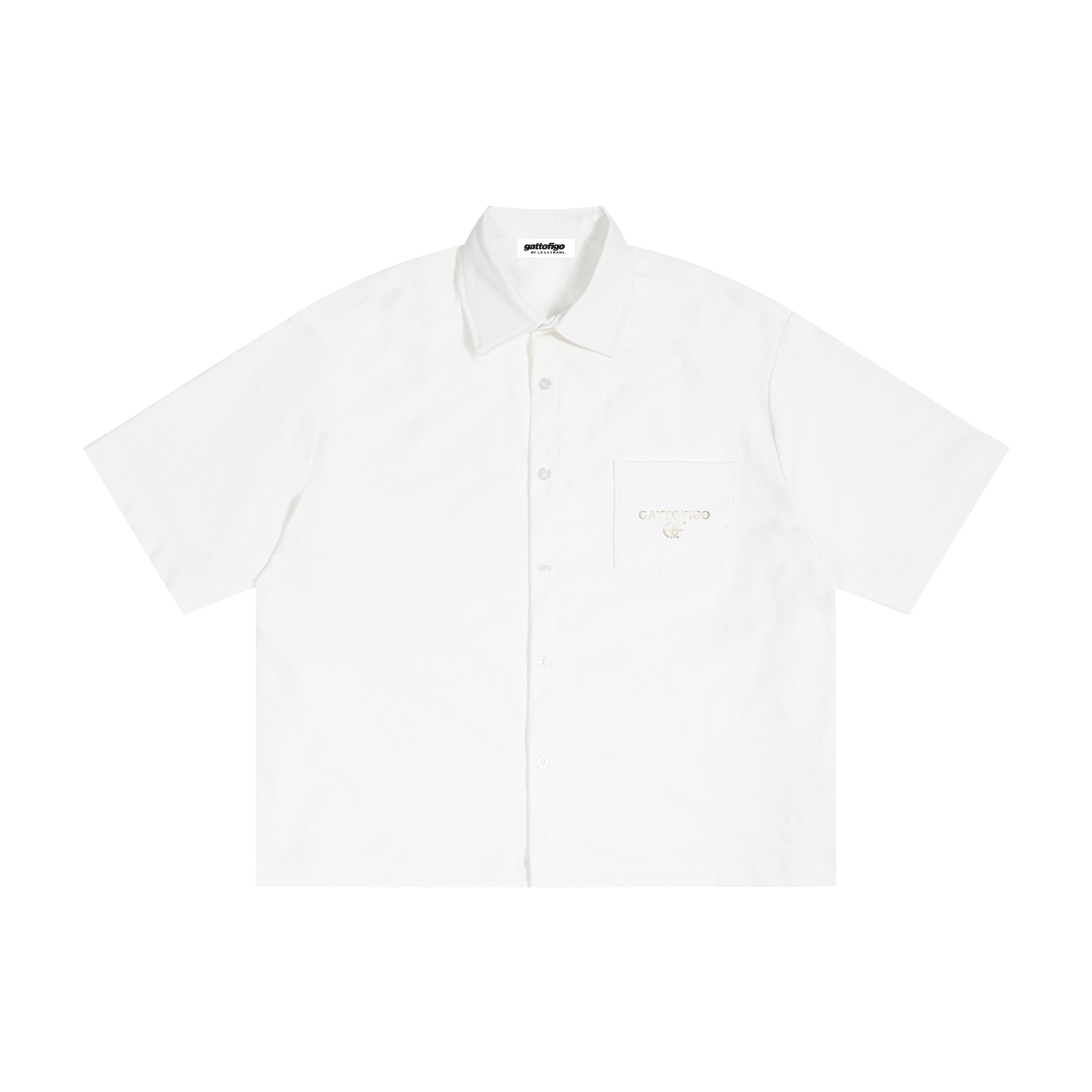 GATTOFIGO By LeauxBawl: Block Reddy Button Up