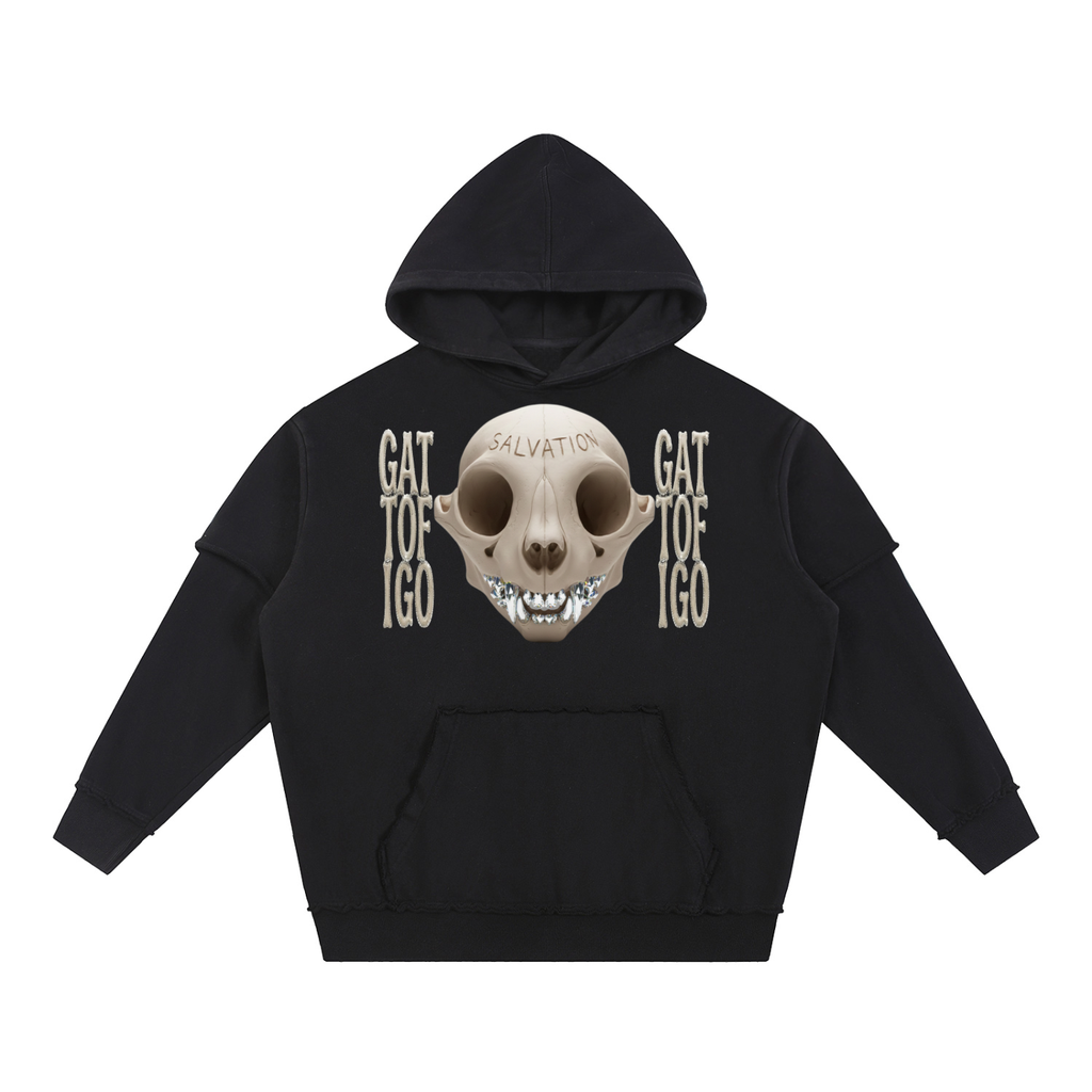 GATTOFIGO SALVATION: CATSKULL V2 BONES Hoodie