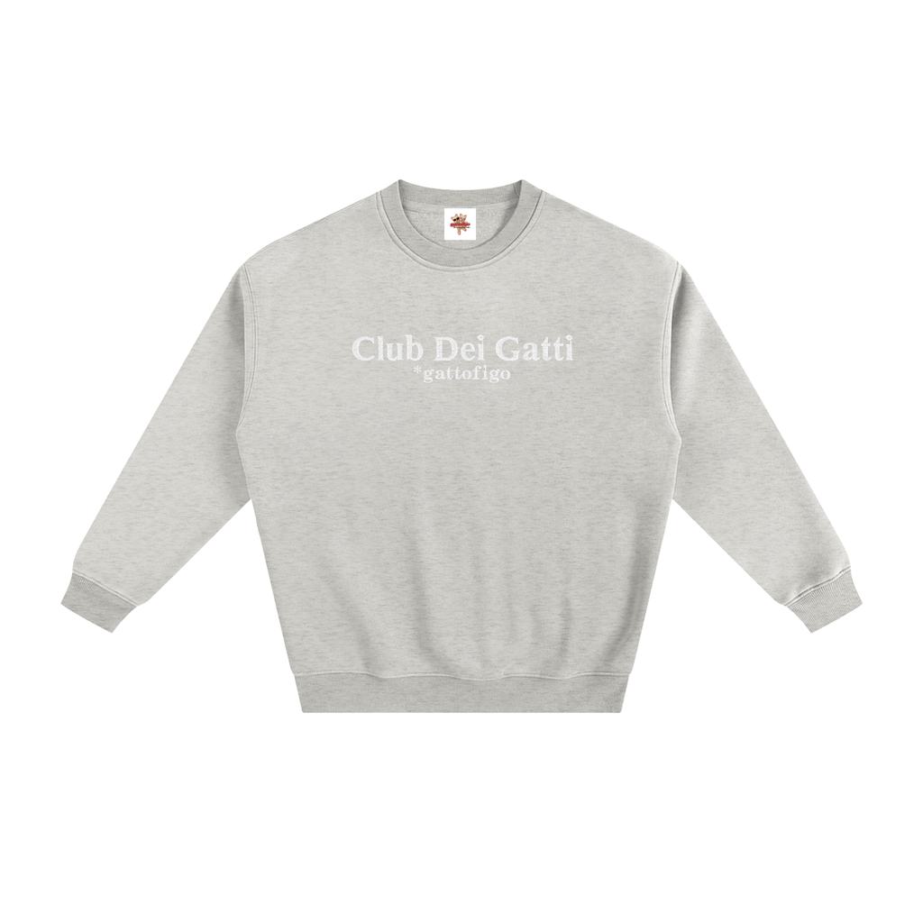 GATTOFIGO by LeauxBawl : Club Dei Gatti Embroidered Sweatshirt