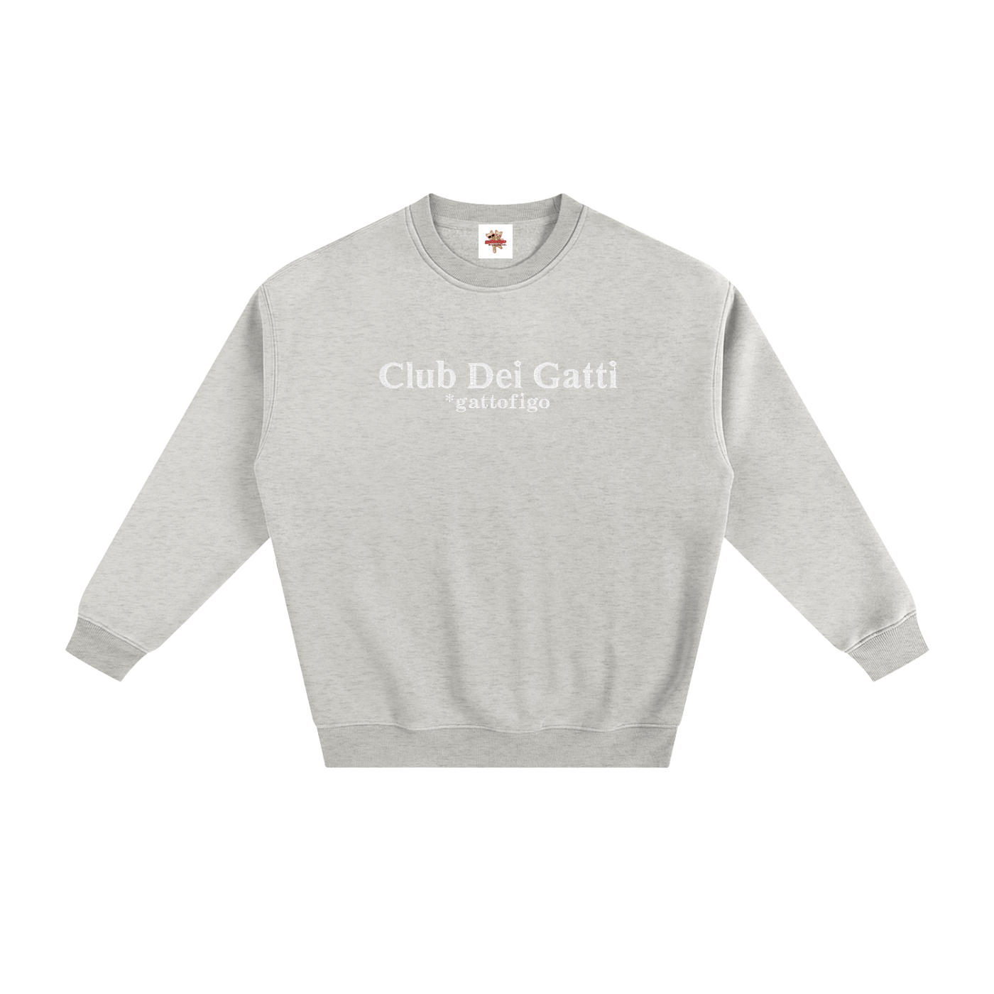 GATTOFIGO by LeauxBawl : Club Dei Gatti Embroidered Sweatshirt