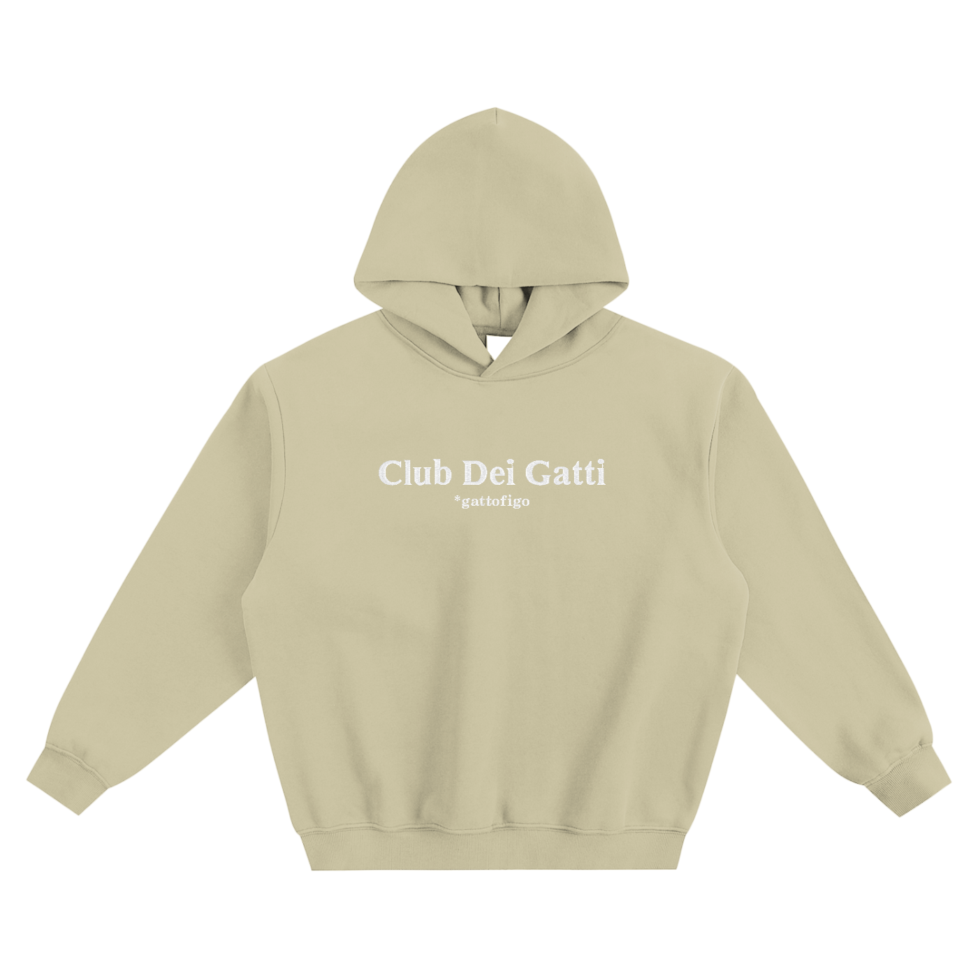 GATTOFIGO by LeauxBawl : Club Dei Gatti Embroidered Hoodie