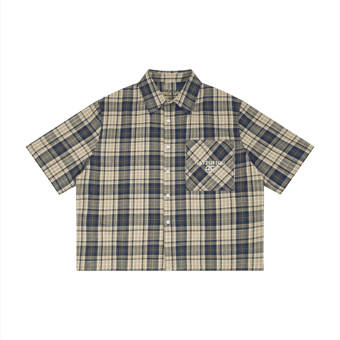 GATTOFIGO By LeauxBawl: PLAID SMAD Button Up
