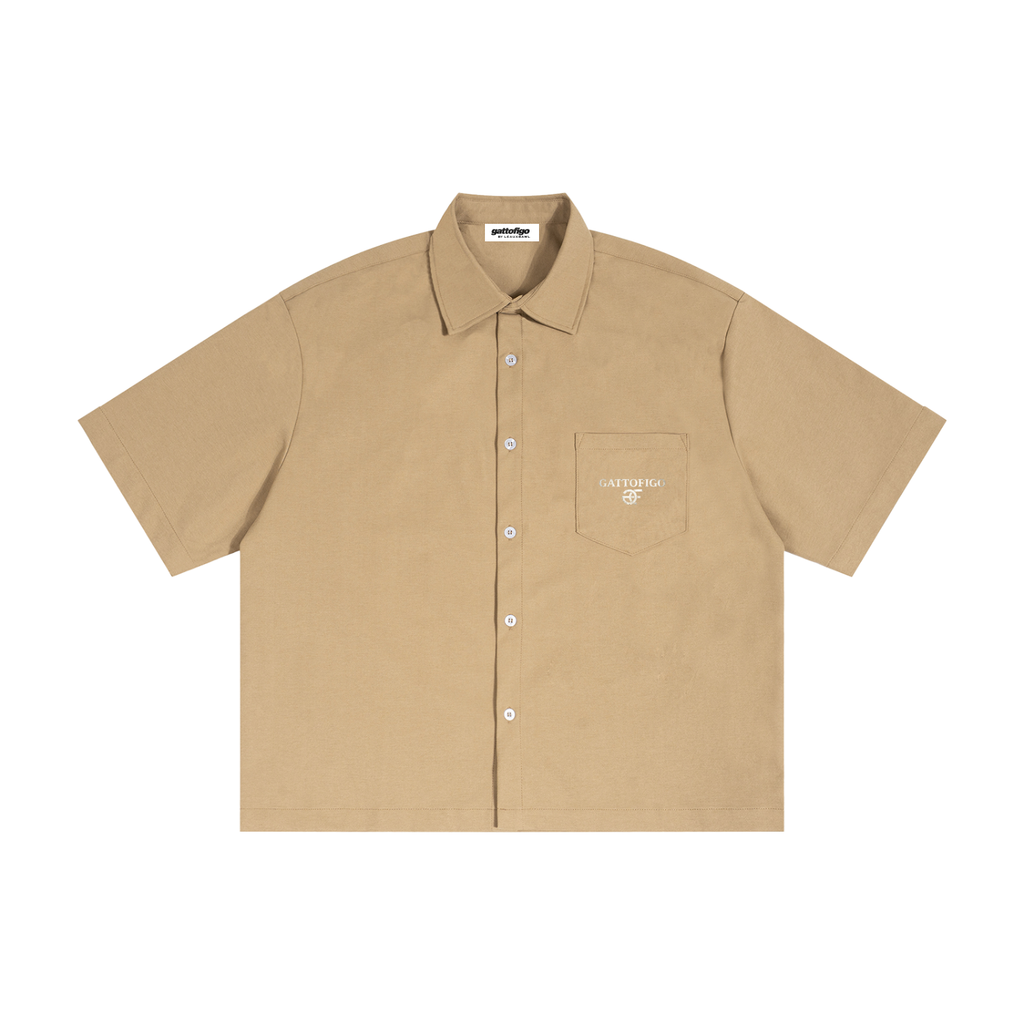 GATTOFIGO By LeauxBawl: Block Reddy Button Up