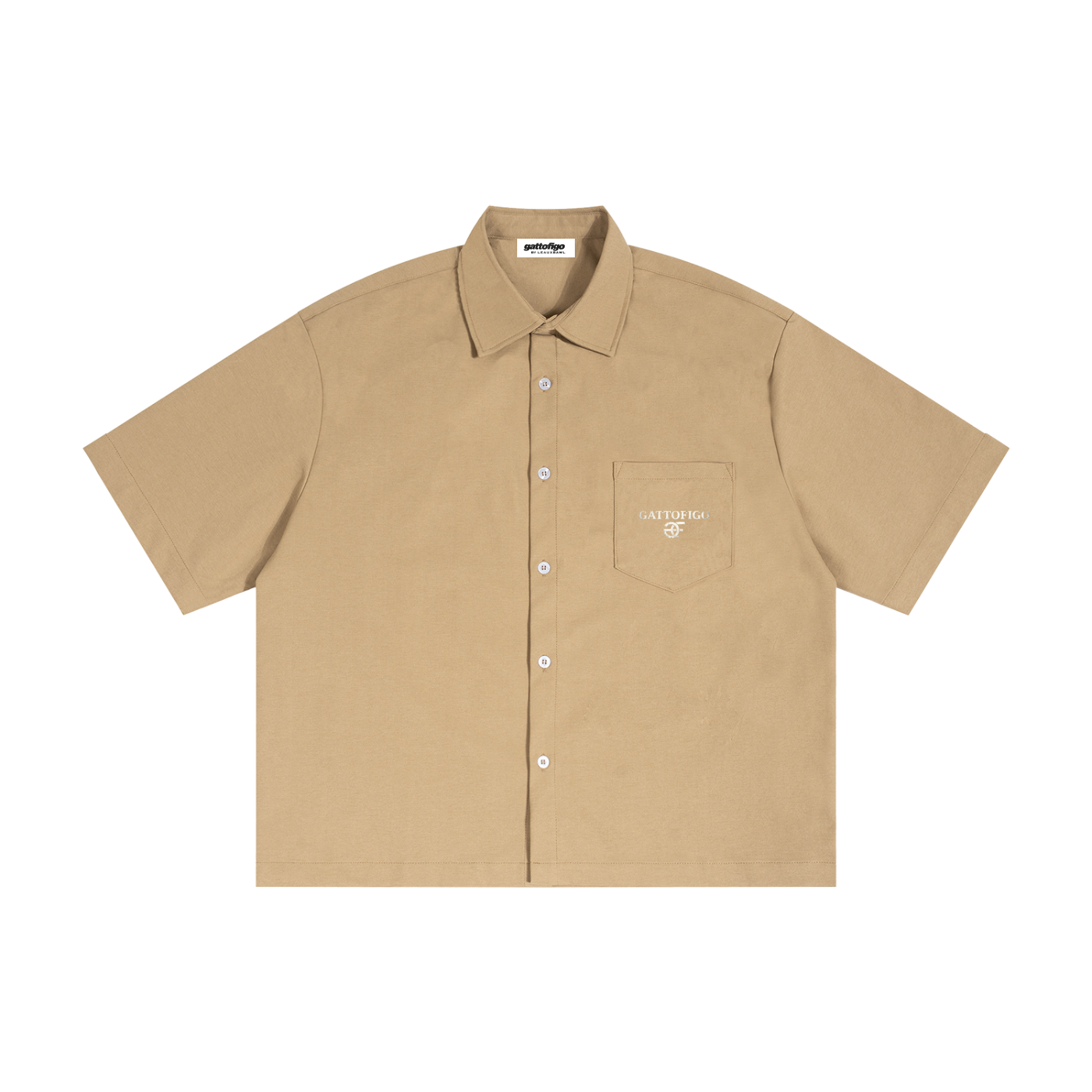 GATTOFIGO By LeauxBawl: Block Reddy Button Up