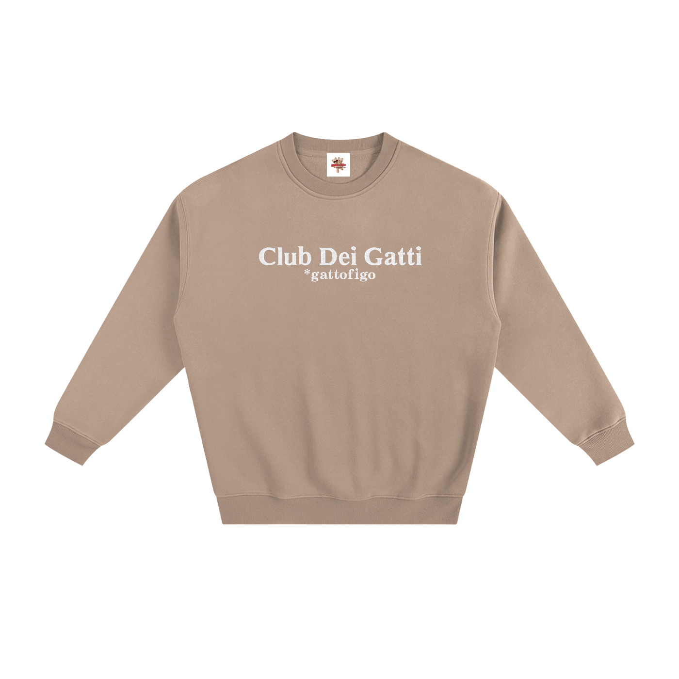 GATTOFIGO by LeauxBawl : Club Dei Gatti Embroidered Sweatshirt